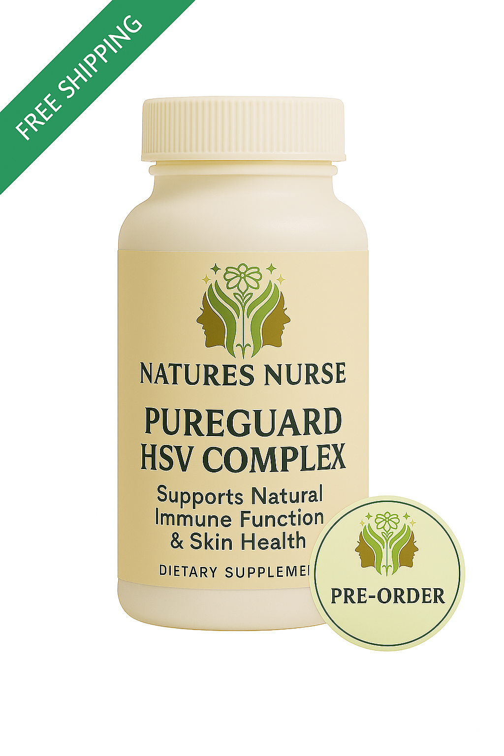 Nature’s Nurse logo – herbal health supplement brand
