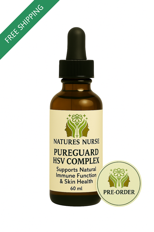 PureGuard HSV Complex bottle – herbal immune and skin support supplement by Nature’s Nurse