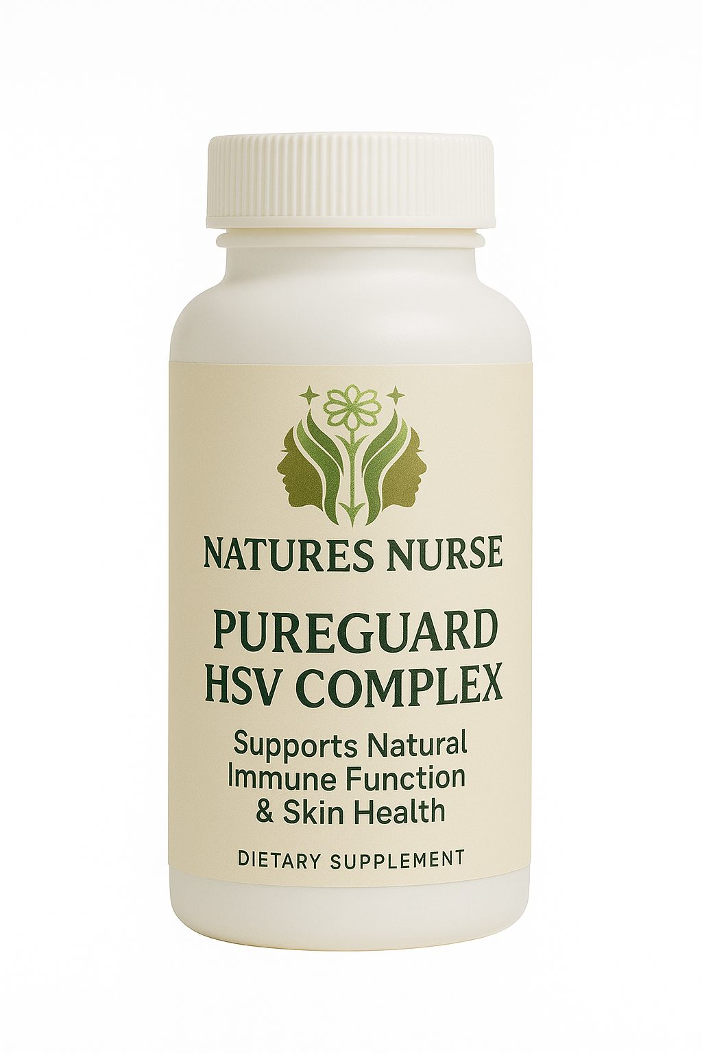 Detailed label of PureGuard – herbal formula with lemon balm, licorice, lobelia